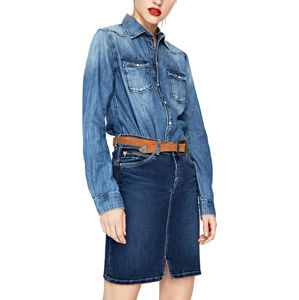 Pepe Jeans dámská džínová košile Rosie - L (000)